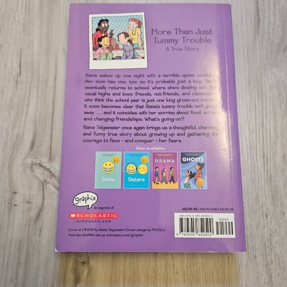 Raina Telgemeier Collection Paperback Set (Smile, Drama, Sisters, Ghosts, Guts) - Picture 3 of 11